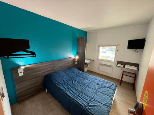 1 double bed