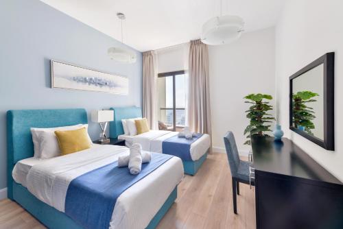 Luxury JBR Shams - Marina View - Free 5 star Beach Resorts Access!