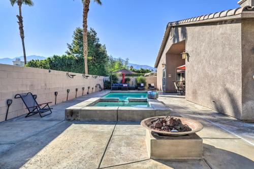 Mtn-View Cathedral City Home Saltwater Pool!