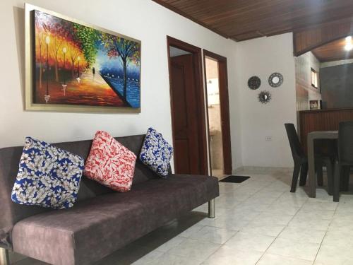 Súper apartamento en Santa Marta frente a la estatua del PIBE