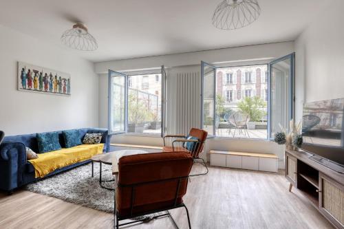 Branded New 4 Bdrs Flat - Huge Terrace - Prime Loc - Location saisonnière - Paris