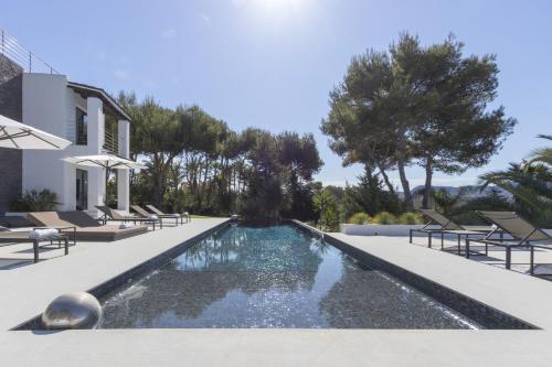 Magical Ibizan Villa Walking Distance To The Beach Es Vedre Style 6 Bedrooms Fabulous Sea Views San Jose