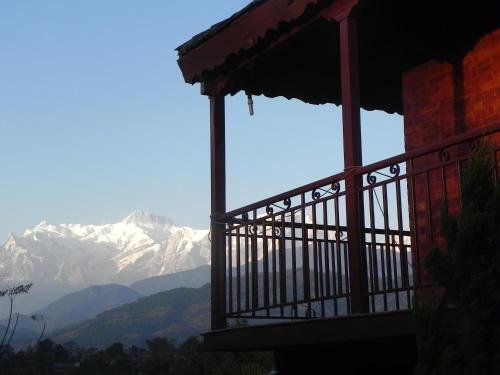 Erkély/terasz, Rupa View Guest house in Lakhnath