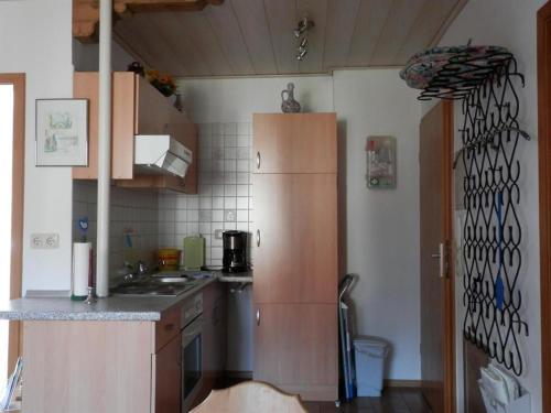廚房, Ferienwohnung Heimbeck Kochel in 科赫爾