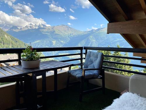 Highest terrace Verbier center. Top comfort & view Verbier