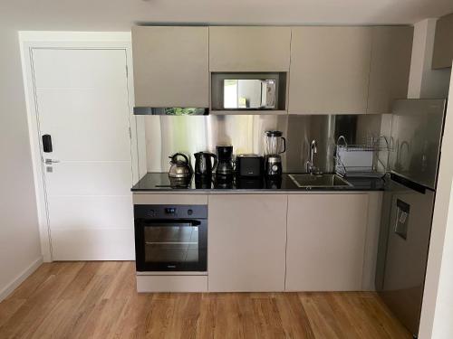مطبخ, Apartamento a estrenar en complejo Mansa inn2 in Maldonado