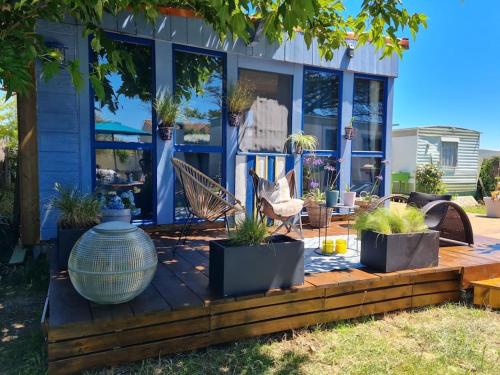 Chalet en bois, idéalement situé prés de la plage des Seulieres