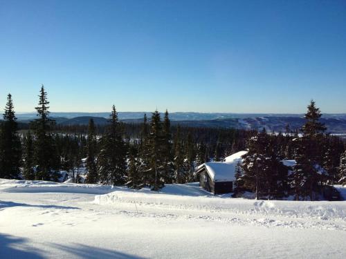 Stor familiehytte på Småsætra, Sjusjøen (Stor familiehytte pa Smasætra, Sjusjøen) in Sjusjoen