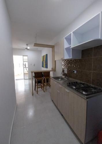 Kitchen, Cabanas Berakah in Covenas