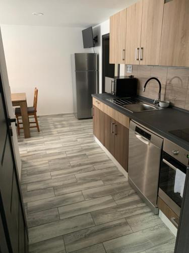 廚房, Apartmán u Drahotů (Apartman u Drahotu) in 佩爾寧克