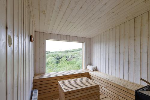 Sauna, Blue Viking Luxury Cabin in Hveragerdi
