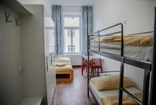 Single Bed in Female Dormitory Room with Shared Bathroom