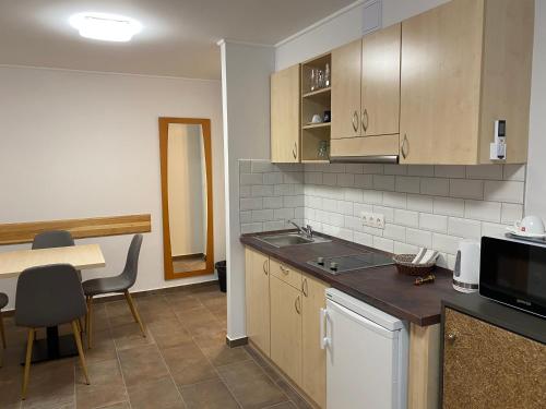 ห้องครัว, Aurora Béta Apartman's (Aurora Beta Apartman's) in บัคเฟอร์โด