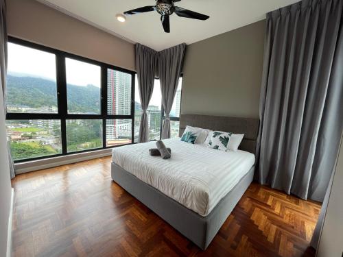 84m² 2 slaapkamer, 2 privé badkamer Appartement in Gohtong Jaya (Cozy 2 Bedroom Premier Suite @Vista  |FREE WIFI) near Gunung Bunga Buah
