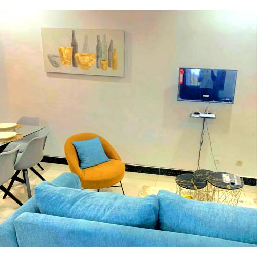 sala de TV, Suite Grace in Libreville