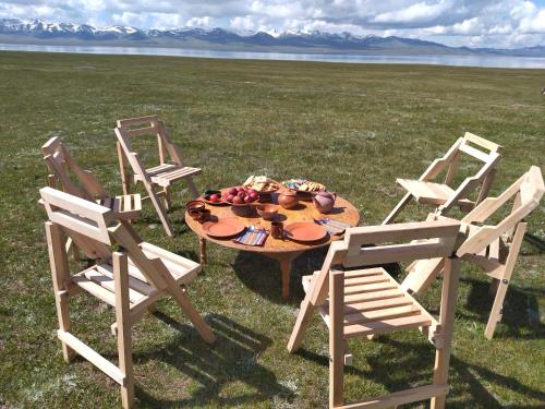 Son-Kul lake yurt camp Mirbek in Kochkorka