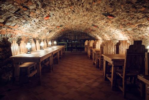 مطعم, Boutique Hotel Villa P in أوزهوجورود