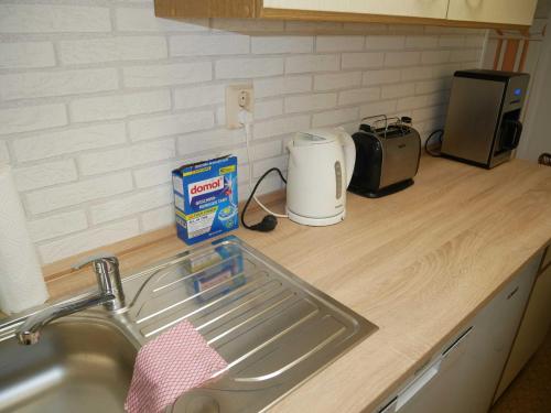 virtuve, Ferienwohnung Kasch in Krummin