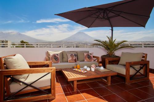 Terraza/balcón, Natura Inn Hotel in Arequipa