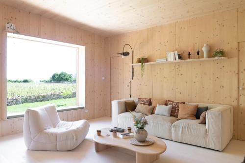 Casa Ladoit - maison d'architecte vue sur vignes