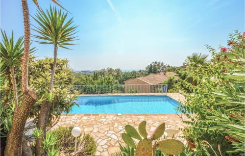 Awesome home in La Gaude with 1 Bedrooms, WiFi and Outdoor swimming pool - La Gaude