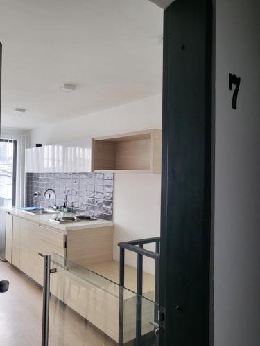 厨房, Casa Azul - Apartamentos Amoblados - in 马尼萨莱斯