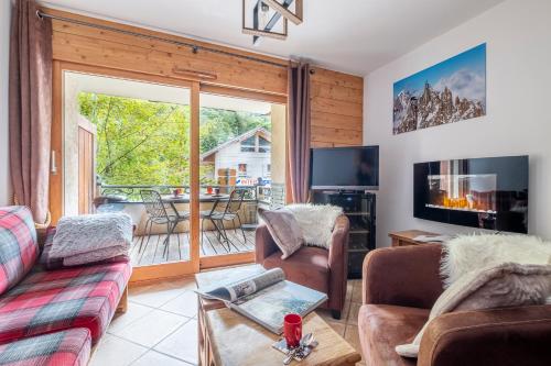 Appart Bellevue gondola family apartment 50m2 - Location saisonnière - Les Houches