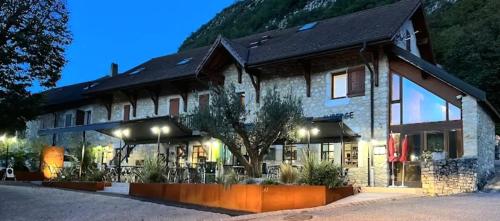 Balkons/terase, Auberge de Motz in Motz