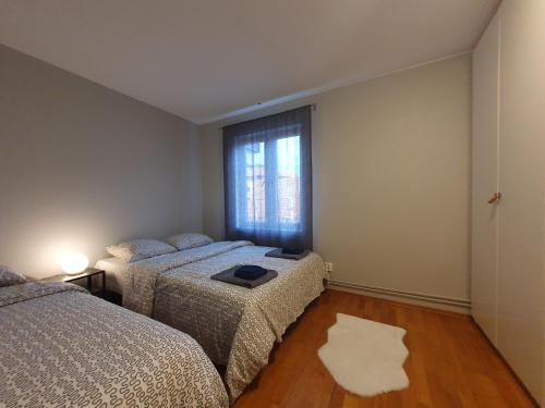 Bedrooms in apartment 12 minutes to Oslo City by train in Holmlia