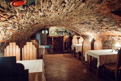 مطعم, Boutique Hotel Villa P in أوزهوجورود