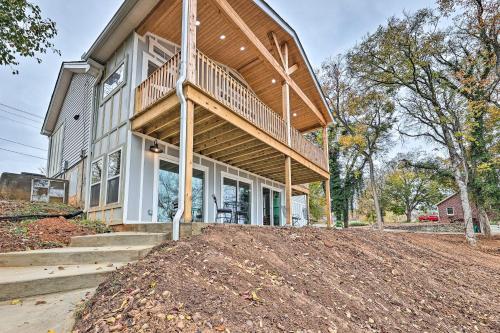 Spacious Lakefront Retreat with Hot Tub and Dock!