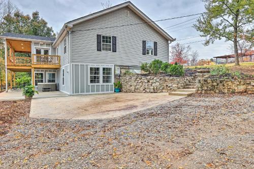 Spacious Lakefront Retreat with Hot Tub and Dock!