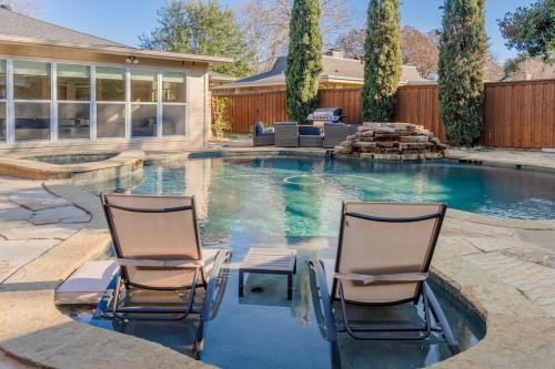 Stylish 4Beds 3xBaths Home With Heated Pool & Spa in Plano, USA