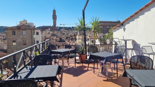 Erkély/terasz, Hotel Villani near Bigallo Múzeum