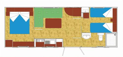 2 bedrooms, 4 beds