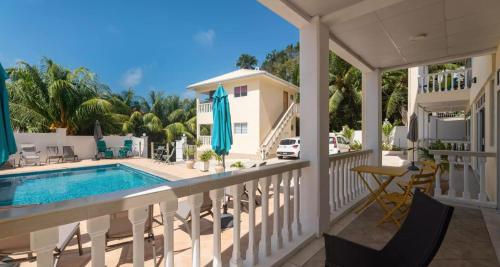 Erkély/terasz, Cap Confort in Seychelles szigetek