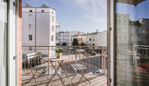 景觀, Sadebo Modern City Lübeck - Balkon oder Terrasse (Sadebo Modern City Lubeck - Balkon oder Terrasse) in 盧貝克