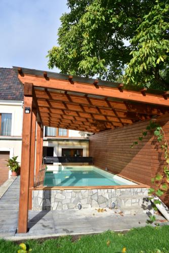 Úszómedence, Apartmán Lukov (Apartman Lukov) in Trebenice