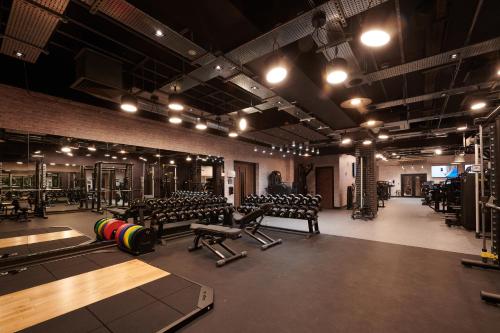 Fitness center, Cameron Club Two Bedroom Mansion House Apartments in Blairglas