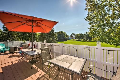 Spacious Palmyra Home with Fire Pit and Deck!