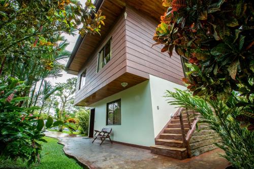 Unterkunft von außen, Hotel las Orquideas in La Fortuna