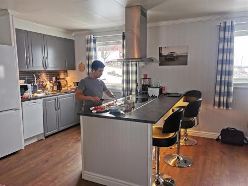 Cocina, Innsletta holiday home in Harstad