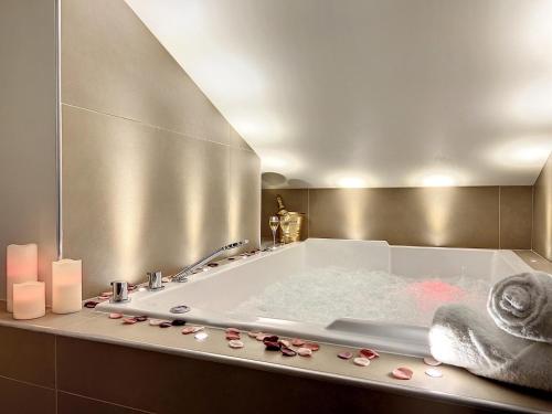 Cocon Blanc calin - Jacuzzi privatif - Love Room a Saint Etienne Saint-Etienne