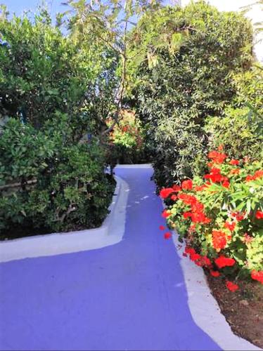 A Cretan house in the garden.