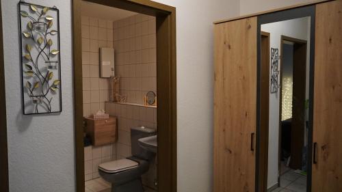 Bathroom, Gemutliches Apartment in Bad Berneck in Bad Berneck im Fichtelgebirge