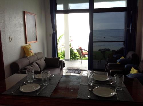 BambooBeachVilla1 AC New OCEANFRONT POOL sunsetview garden kitchen SATELLITE STARLINK WI-FI in ディミアオ