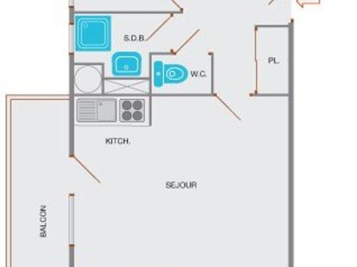 Studio cabine 5 pers proche patinoire et pistes Le Grand-Bornand - FR-1-241-45 - image 3