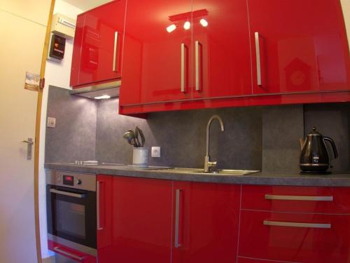 Kitchen, Appartement Valmorel, 1 piece, 4 personnes - FR-1-291-702 in Moutiers