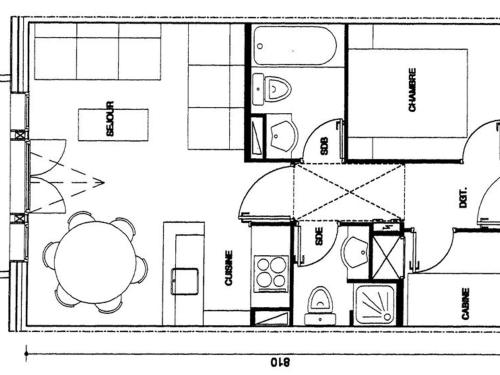 Appartement Valmorel 3 pièces 7 personnes - FR-1-291-708 - image 7