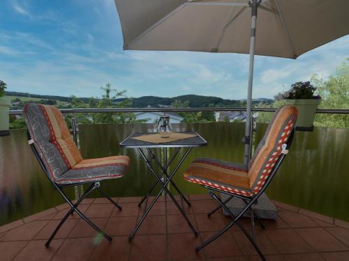 Erkély/terasz, Schmidt`s Eppelborner Ferienwohnung in Eppelborn